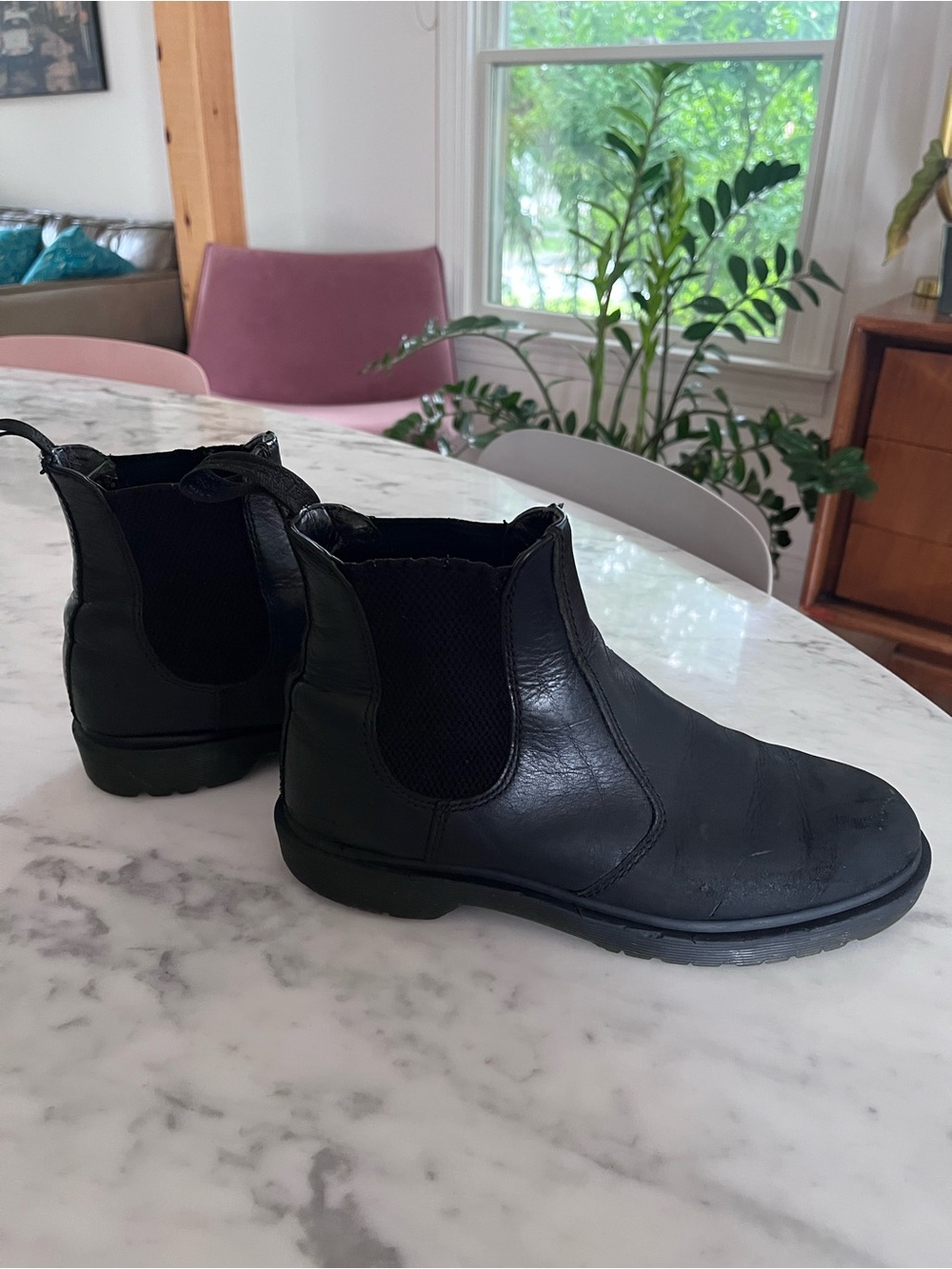 Dr. Martens Black Leather Chelsea Boots | Men’s US 7 /